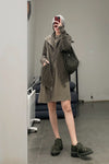 BORIS BIDJAN SABERI Hooded Jacket AW22 ZIPPER2 FTT00008 Gray Coffee 2